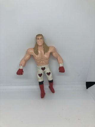 Just Toys Wwf Bend - Ems Hbk Shawn Michaels Bendable Collectible Figure