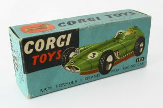 Corgi Toys 1/43 B.  R.  M.  Formula 1 G.  P.  Racing Car 152 England