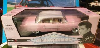 1955 Mrc 1/18 Scale Elvis Presley Pink Cadillac Elvis - Rare Very Collectable