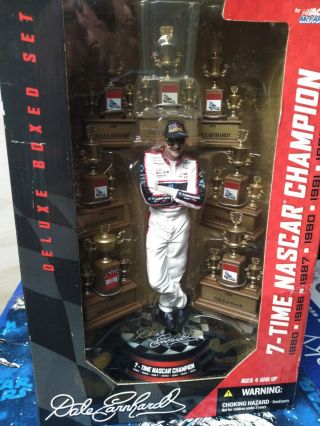 2004 Action Mcfarlane Dale Earnhardt Deluxe Boxed Set 7 Time Nascar Champion