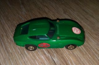 Vintage Bachmann Green Toyota 2000 Gt Slot Car