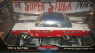 Highway 61 1/18 Scale Sox & Martin 1967 Plymouth Gtx Superstock Die Cast