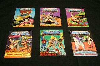 Motu Masters Of The Universe He - Man Mini Comics Vintage 1982 - 1984