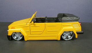 Jada Vdubs 1:24 1973 Yellow Volkswagen Vw Thing Die - Cast Type 181