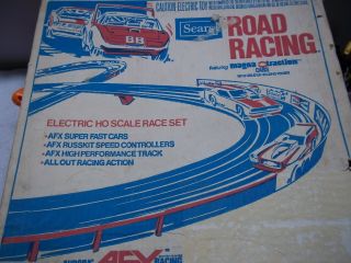 Vintage Aurora Afx Model Motoring Race Track Set/sold At Sears
