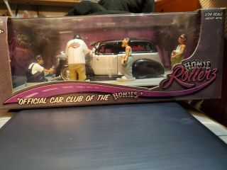 Jada Toys Homie Rollerz 39 Chevy Delivery 1/24 Offical Car Club Of The Homies