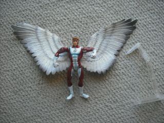 Toy Biz Marvel Legends Angel Red Costume Variant X - Men Flight Stand Defenders