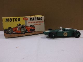 Airfix Motor Racing 1/32 Scale Electric Car In Green 12 Volt Dc Slot Car