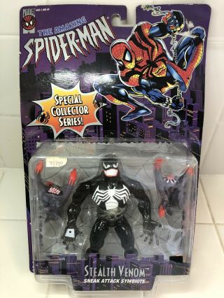 The Spiderman Stealth Venom Sneak Attack Symbiote Collectors Series