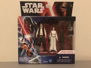 Han Solo/princess Leia Star Wars Rare Package Error Box Darth Vader Ashoka Tano