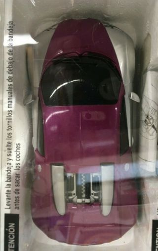 Scalextric 1:32 Slot Cars 2 Bugatti Veyron Racers - Never Removed 3