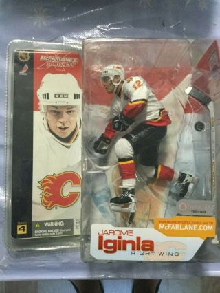 Mcfarlane Calgary Flames Jarome Iginla Nhl Hockey Series 4 Action In Package