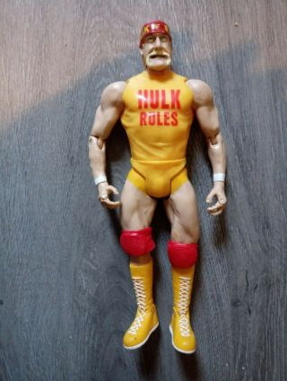 Wwe Jakks R - 3 Tech Hulk Hogan Wrestling Figure Hulk Still Rules Set Classic Wwf