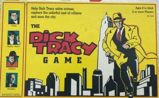 Vintage 1990 Disney The Dick Tracy Board Game