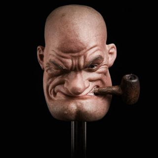 1/6 Popeye The Sailor Male Head Sculpt For 12 " Phicen M35 Figure Body Model Toy