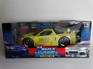 Muscle Machines 2003 Acura Nsx Breathless Tuners 1:18 Scale Diecast 03 Honda Car