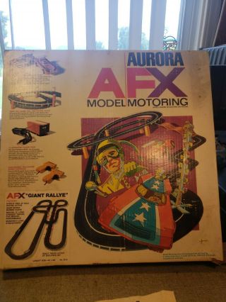 1971 Aurora Afx Model Motoring Pit Row Special Race Set Track