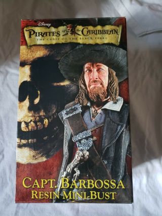 Pirates Of The Caribbean Captain Barbossa Resin Mini - Bust Neca 2 /2,  500