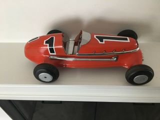 Marx 12 " Race Car 1 Indy 500 Pressed Metal " One Of A Kind " Vintage Custom Toy