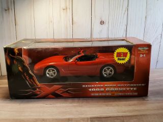 Ertl American Muscle 1998 Chevy Corvette C5 Xxx Movie 1:18 Scale Diecast Red Car