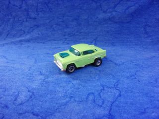 $1 - 7 Day Aurora Afx Lime Green Magna Traction Ho Slot Car Sharp Ride For Racing
