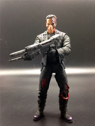 The Terminator T - 800 Arnold Schwarzenegger Pvc Action Figure Model Toy
