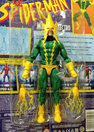 Marvel Legends Electro Retro Figure In Hand Complete Spider - Man Classic Loose ⚡⚡