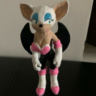 Sonic The Hedgehog,  Rouge The Bat,  6 Inch Custom Made For Collectors.