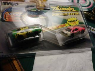 Tyco Magnum 440 - X2 8993 Stockers Twin Pack Ho Slot Cars On The Card