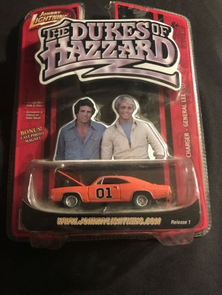 Johnny Lightning " Dukes Of Hazzard " General Lee 1969 Dodge Charger Release 1