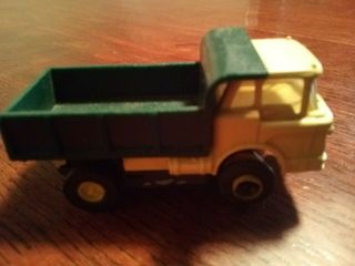 Vintage Aurora Mack Dump Truck (green/yellow) Slot Car