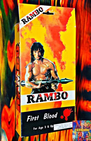 Rare RAMBO Stallone First Blood Part 2 Action Figure Doll 9 