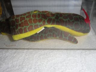 Authenticated Ty Beanie Baby 2nd Gen Slither Rare