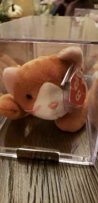 Ty Beanie Babies - Old Face Nip 2nd/1st Authenticated.  Ultra Rare