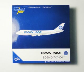 1/400 Pan Am 747 - 121a N741pa " Clipper Sparking Wave " Gemini Jets Gjpaa1336