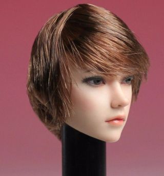 1/6 American SHORT HAIR Female Head Sculpt A For 12 