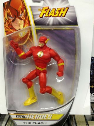 Flash Total Heroes 6 Inch Action Figure Mattel Dc Universe Rare