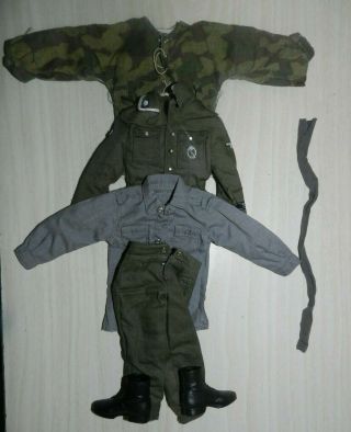 1/6 Scale Dragon 6 Piece Ww2 German Death Head Officers Uniform Set,