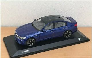 Bmw M5 F90 1:18 Scale Model Miniature Car Collectible Blue 80432454783 Oem