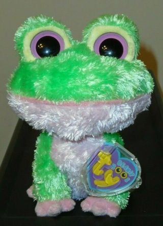 Ty Beanie Boos - Kiwi The Frog 6 " (rare Looped Tush Tag) With Tags