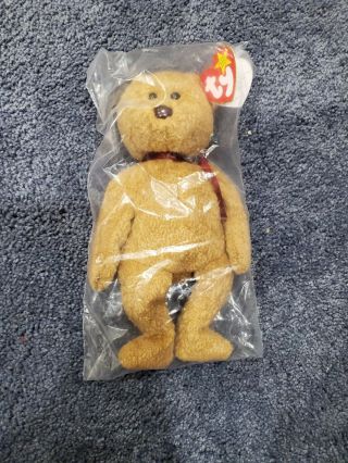 Curly Beanie Baby With Pe Pellets In Plastic