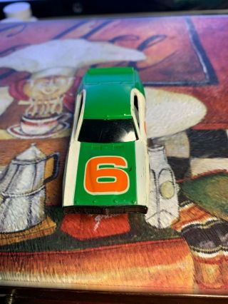 Tyco Slot Cars Dodge Charger Green & White Union Diehard 6 See Picture