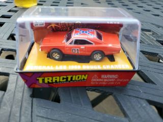 Auto World General Lee Dukes Of Hazzard 69 Charger Ho Slot Car Banded Cube