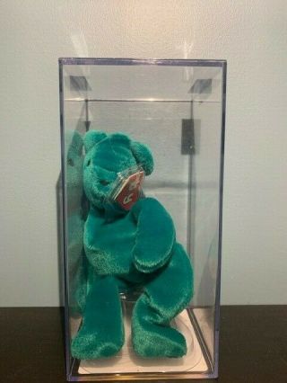 Teddy - Of Teal 2nd Hang Tag Gen 1st Tush Tag Gen Mwmt - Mq Authenticated