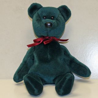 Authenticated Teddy NF Jade - NHT,  1st gen tush tag - Ty Beanie Baby (SP) 2