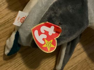 Ty Beanie Babies 1997 1998 Jake The Duck Retired Rare Errors Stamp Tag