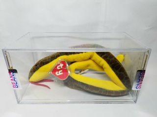 Authenticated Ty Beanie Baby Slither The Snake Rare 1st / 1st Gen Tag Mwct