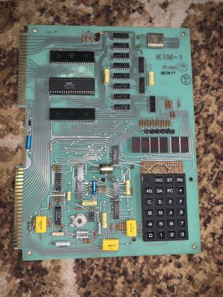 Vintage Commodore Mos Kim - 1 Computer With Plastic Case -