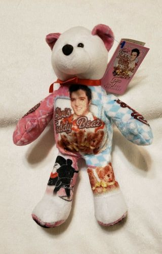 Rare Elvis Presley Beanie Baby ”teddy Bear” 026 Limited Edition - Handmade - Tag