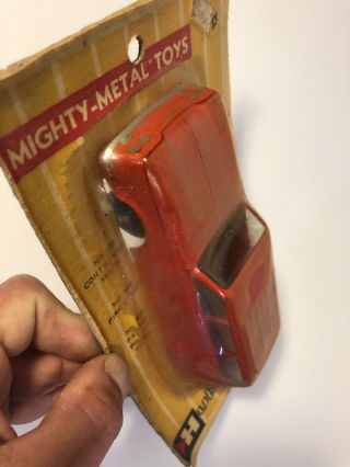 Vintage Hubley Mighty Metal 405 Red Corvair Station Wagon NOS On Card 2